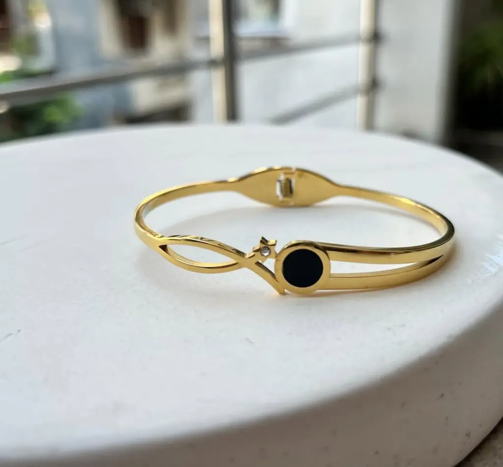 Black Star Cuff Bracelet