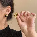 Two heart one love earrings