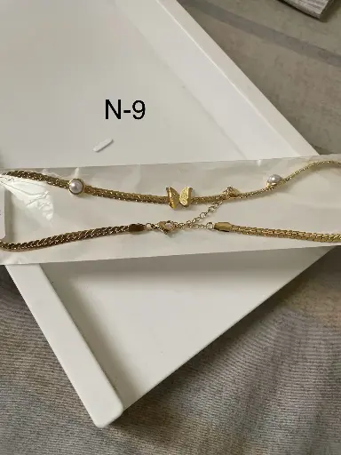 Butterfly pearl chain