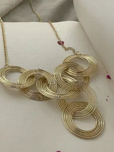 Swirl Ring Necklace