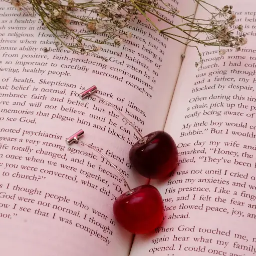Cherry Drops Earrings