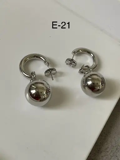 Christmas bulb earrings