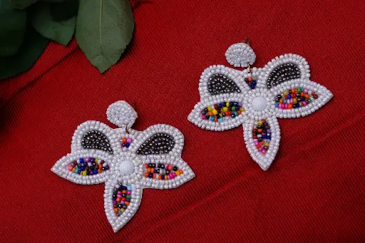 Boho petals handmade earrings